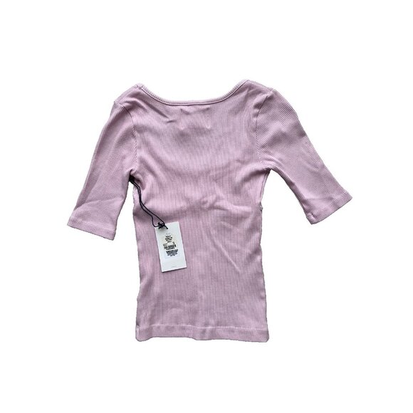 Citizens of Humanity Presley Seamed Tee in Roselle ( XS ) - Picture 5 of 6